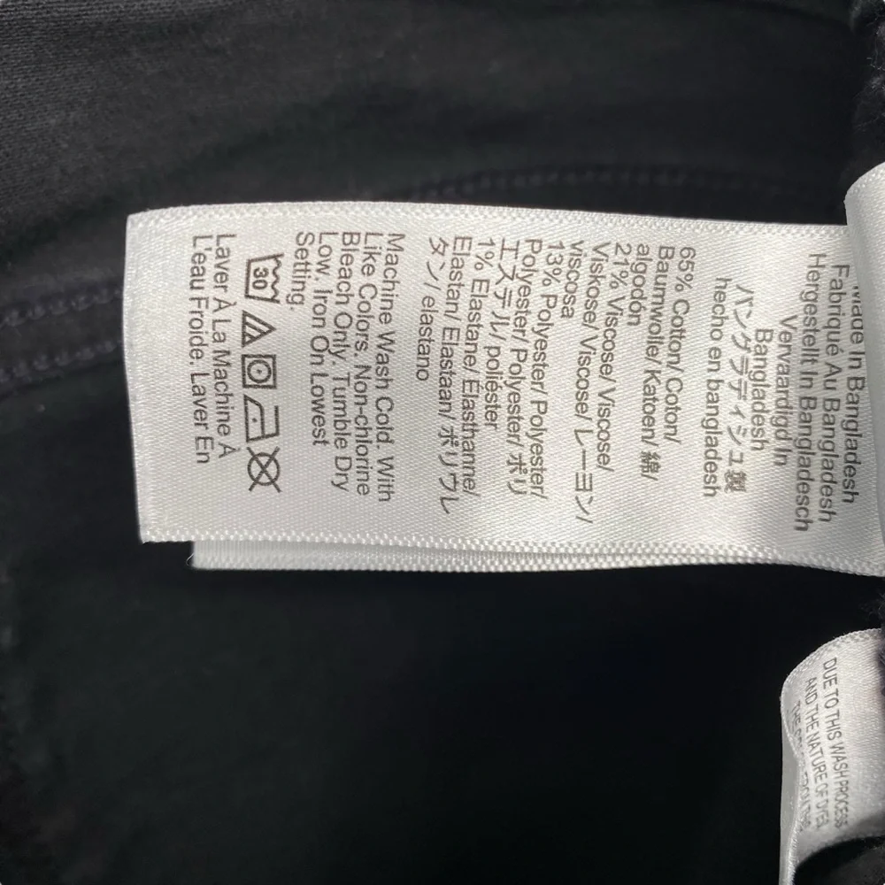 J. Crew 8” Mid Rise Skinny Jeans in Black